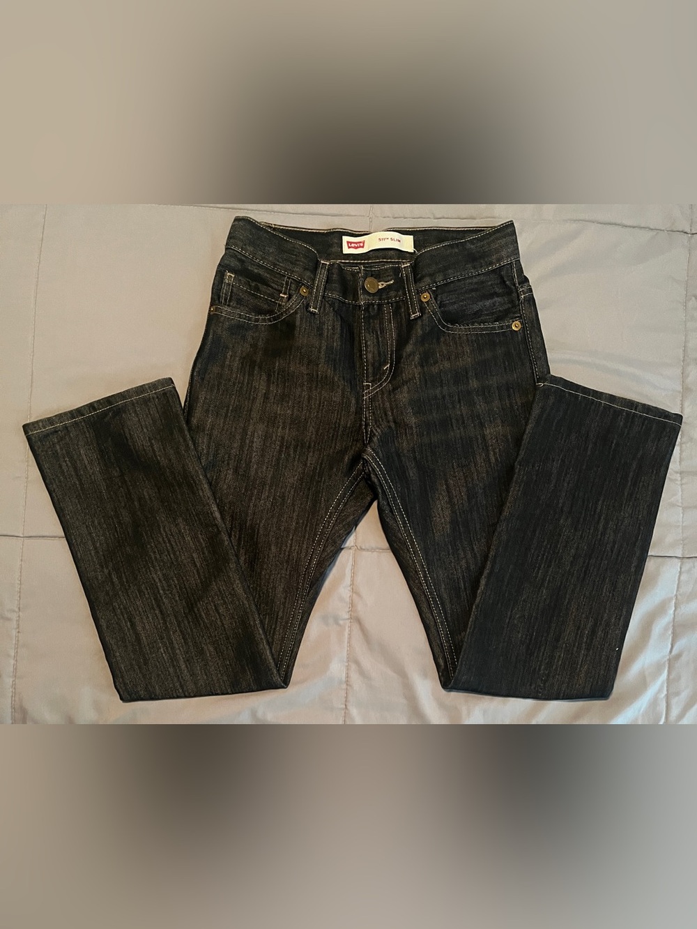 Boys’ Levis 511 Slim Jeans Pants Size 10 Reg 25 X 25 Black